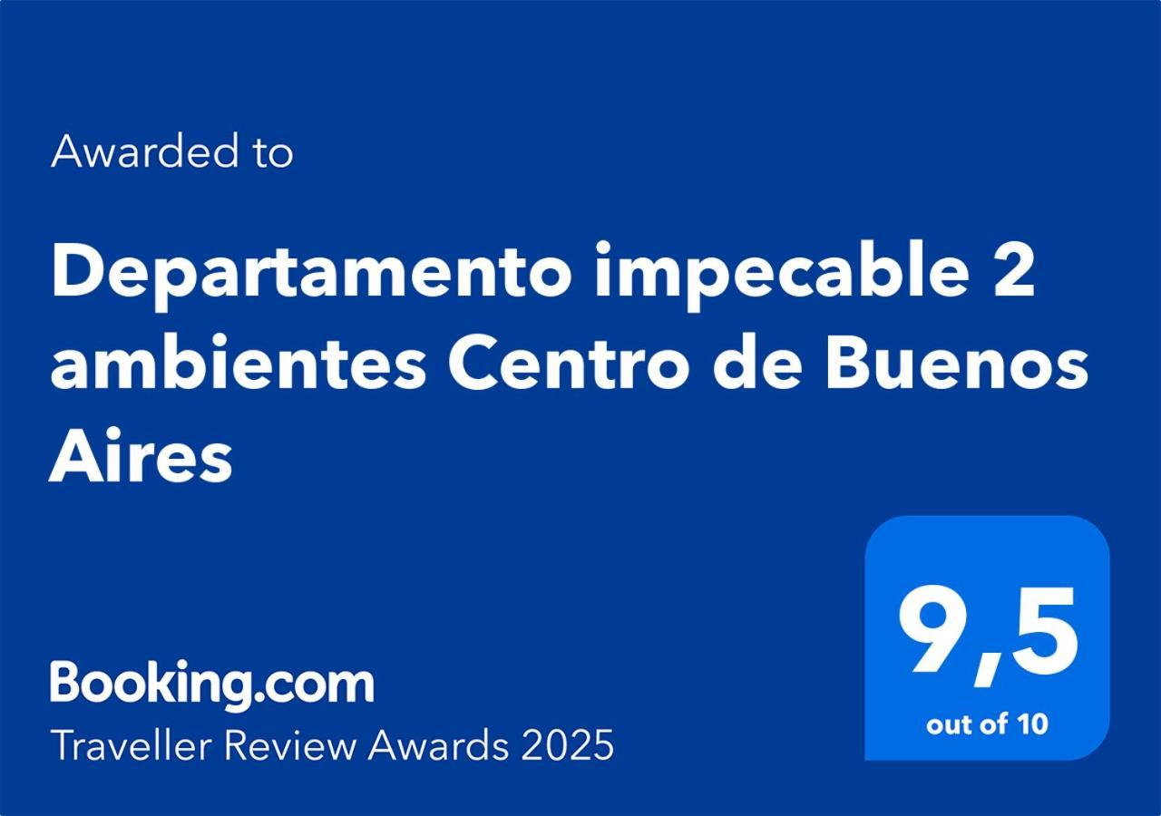 Departamento Impecable 2 Ambientes Centro De Buenos Aires Apartment Exterior foto
